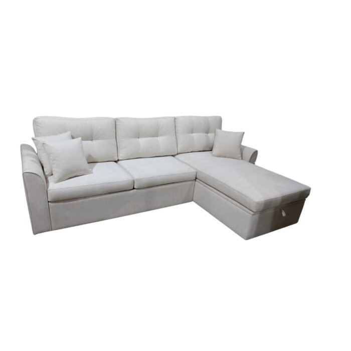 Manx sofa, 3 seater, bed and storage compartment - red beech wood - HST-033 - Image 2