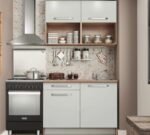 Complete kitchen with wood countertops with MDF layer - KYN-151
