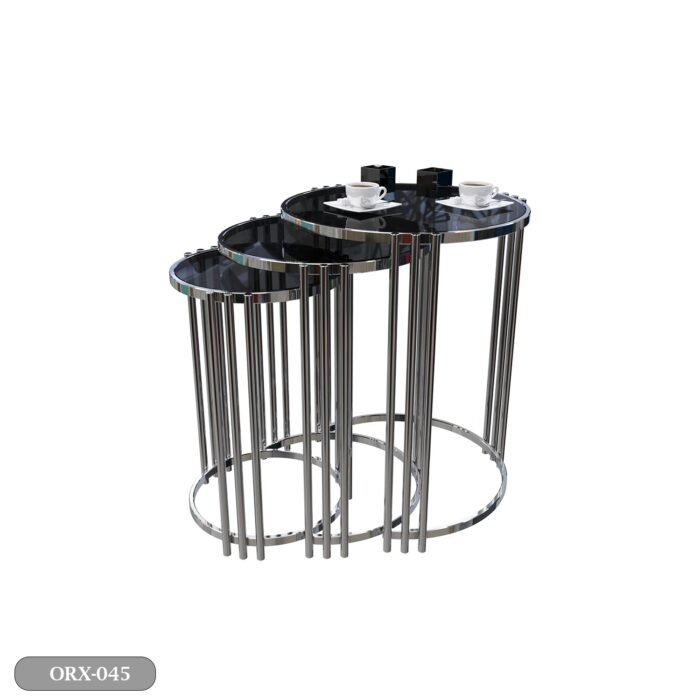 Stainless Steel Side Table - ORX-045 - Image 2