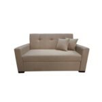 Manx 2-Seater Sofa Bed - Red Beech Wood - HST-066 - Image 2