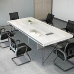 Meeting tab- 240x120 - Spanish MDF wood with metal chassis - CEM-030