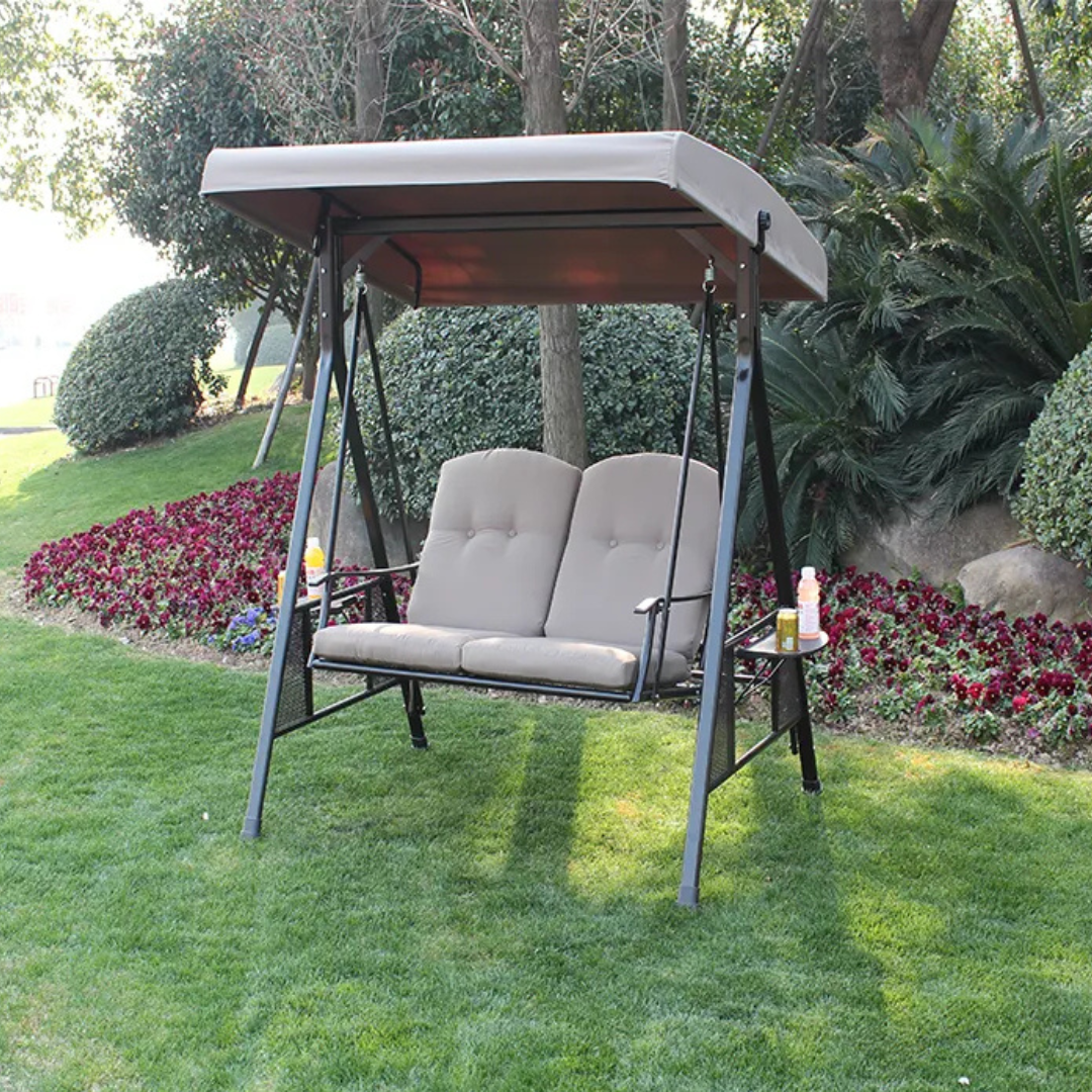1_a4592bf6-8808-453e-a343-968496999cd7.png Two-seater outdoor swing, intended for relaxing in gardens or outdoor spaces - SEA-004 - Image 1