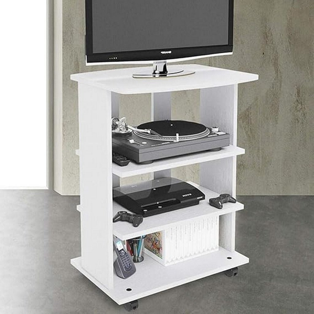 1_a6aded49-7b1a-4030-bfda-93e41c67b31b.jpg White MDF TV table - 80x60x45 cm - OSM-542 - Image 1