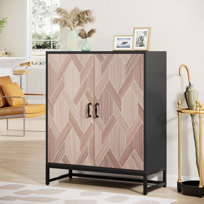 Shoe Cabinet, 5-Tier Shoe Storage Organizer with Adjustable Shelves - Image 4