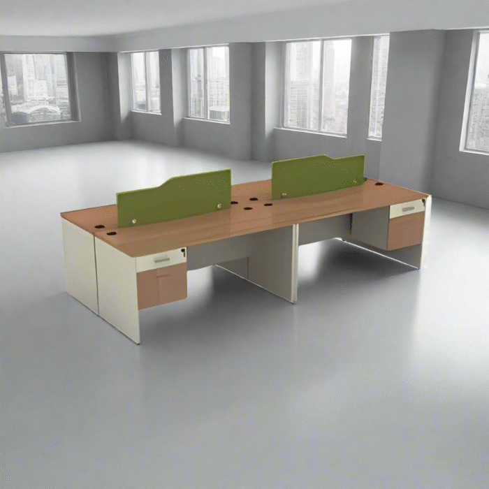 Spanish MDF wood workstation - CEM-005 - Image 1