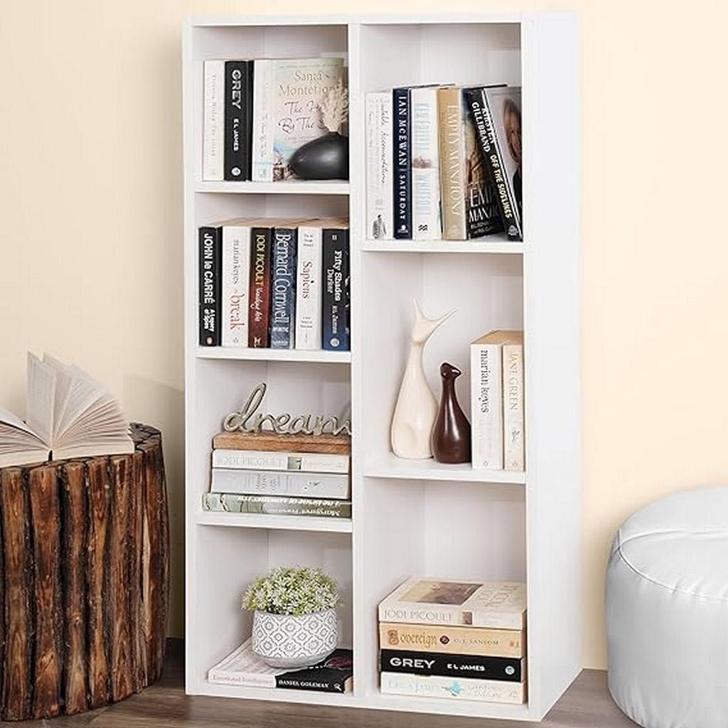 1_ae683a77-eae2-4afc-b6c8-94a0ae986aa8.jpg White MDF bookcase - 110x50x24 cm - OSM-556 - Image 1
