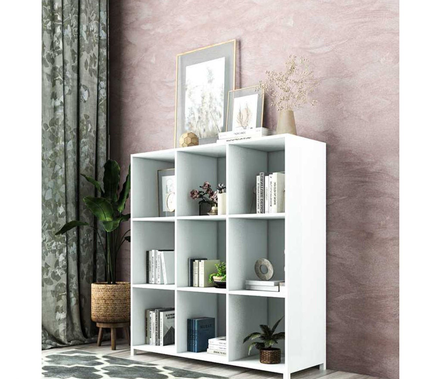 1_b233ffb4-6722-4728-879c-d39225e77f68.jpg Library - High-Quality MDF Wood - WAF-074 - Image 1
