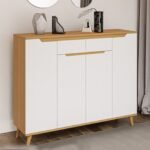 High quality MDF wooden shoe cabinet - OAL-010