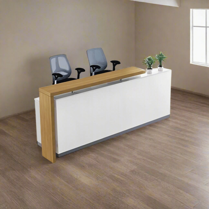 Reception desk - Reception Counter - Spanish MDF wood - CEM-098 - Image 1