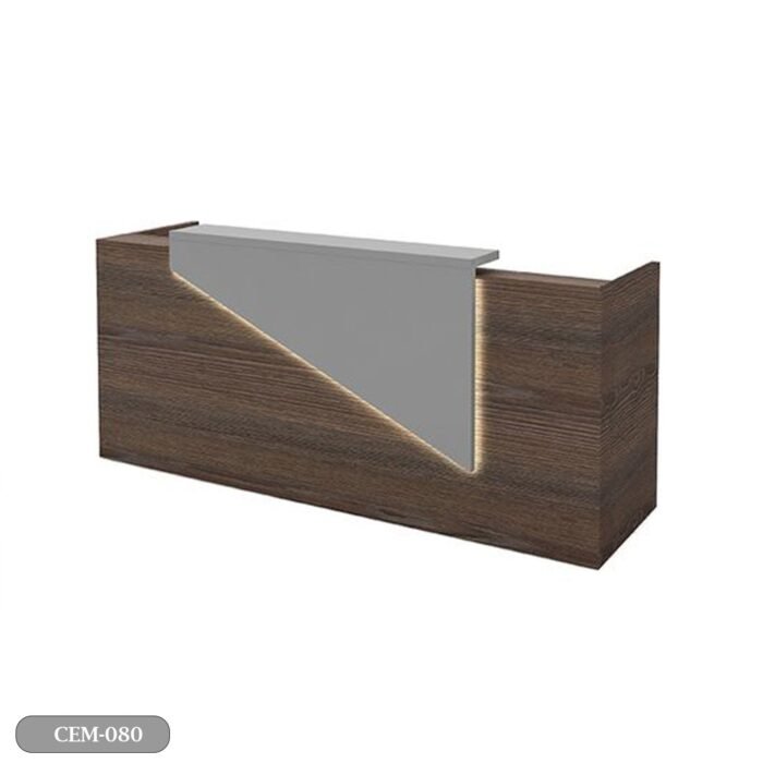 Reception desk - Reception Counter - Spanish MDF wood - CEM-080 - Image 2