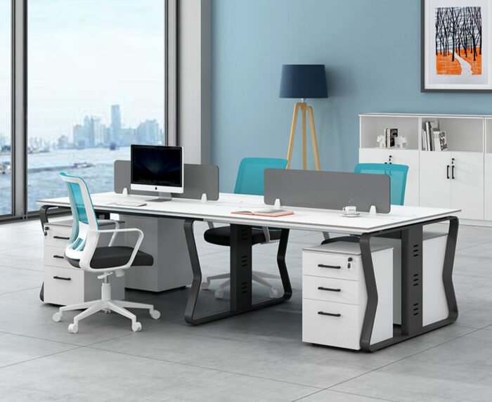 Spanish MDF wood workstation - CEM-025 - Image 1