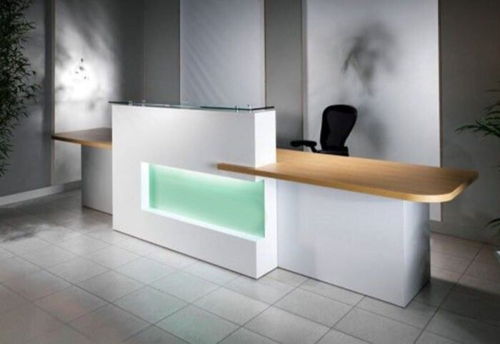 Reception desk - Reception Counter - Spanish MDF wood - CEM-086 - Image 1