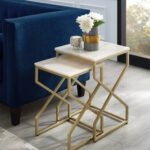 Ashley side table, iron, electrostatic paint