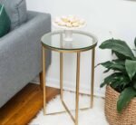 Amita side table, iron with electrostatic paint