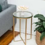 Amita side table, iron with electrostatic paint
