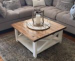 Natural wood coffee table - 75 * 45 - ELG-042