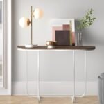 Angel console, iron, electrostatic paint and MDF wood