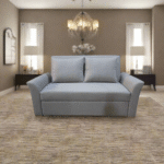 Manx 2-Seater Sofa Bed - Red Beech Wood - HST-067