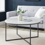 MDF and metal coffee table - WAF-027