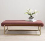 Iron banquet table with electrostatic paint