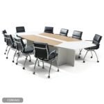 Meeting tab- 240x120 - Spanish MDF wood with metal chassis - CEM-045 - Image 2