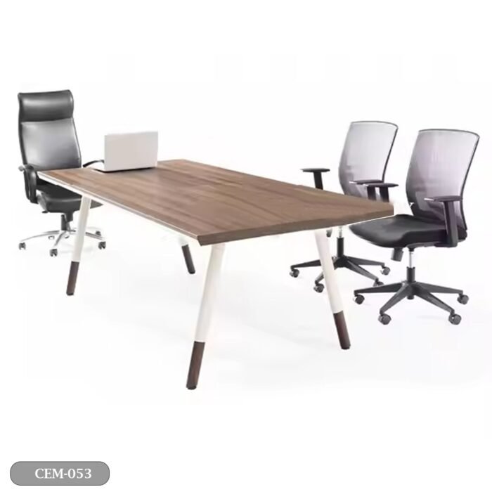 Meeting tab- 240x120 - Spanish MDF wood with metal chassis - CEM-053 - Image 2