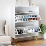 High-quality MDF wooden shoe rack - O-SRH-109 - Image 2