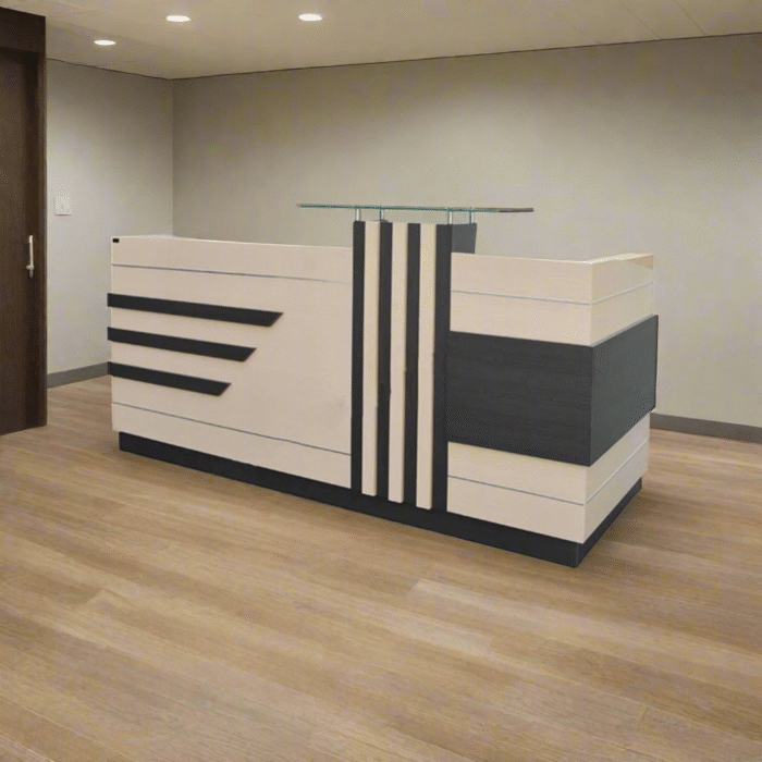 Reception desk - Reception Counter - Spanish MDF wood - CEM-100 - Image 1