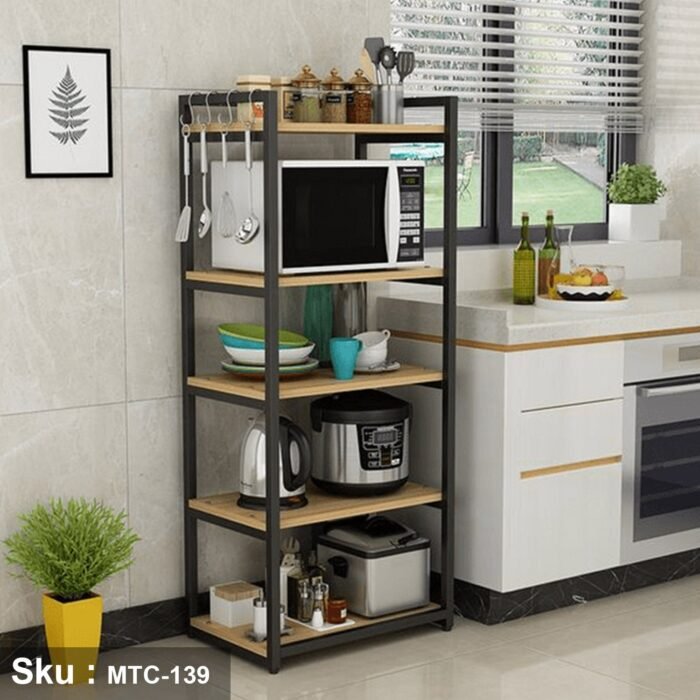 Electrostatic paint metal kitchen storage unit -MTC-139 - Image 1