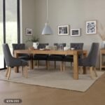 Dining table - 7 pieces of high quality beech wood - KYN-193