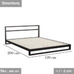 Ronald electrostatic paint iron bed - Image 3