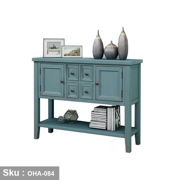Beech wood buffet and counter - OHA-084 - Image 2
