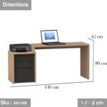 Mayon Mdf Wood Desk - Image 3