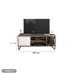 Coffee table set with TV table - high quality MDF wood - OSM-371 - Image 5