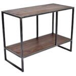 Karenna Reclaimed Wood Low Shelving Unit