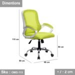Medical mesh office chair - OMD-113 - Image 3