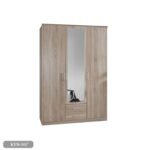 MDF wood wardrobe with melamine layer - KYN-107 - Image 2