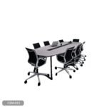 Meeting tab- 240x120 - Spanish MDF wood with metal chassis - CEM-033 - Image 2