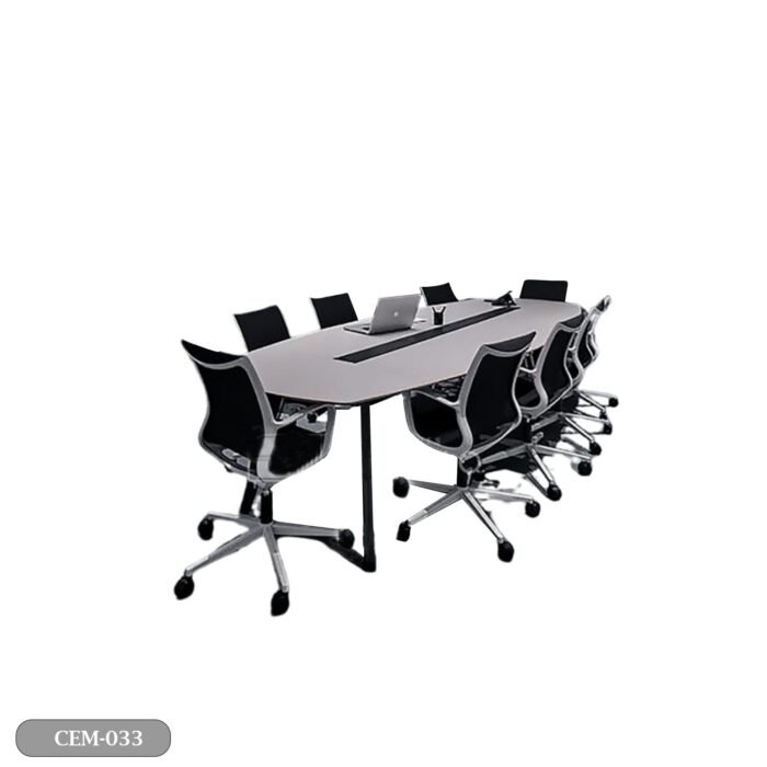 Meeting tab- 240x120 - Spanish MDF wood with metal chassis - CEM-033 - Image 2