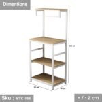 Electrostatic paint metal kitchen storage unit - MTC-166 - Image 3
