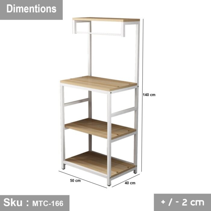 Electrostatic paint metal kitchen storage unit - MTC-166 - Image 3