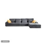 Beech wood corner with linen or velvet fabric - KYN-022 - Image 2