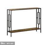 Iron and Melamine wood console - MTC-091 - Image 2