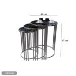 Stainless Steel Side Table - ORX-045 - Image 3