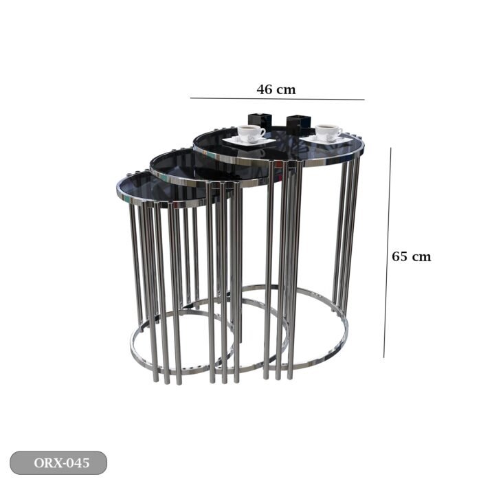 Stainless Steel Side Table - ORX-045 - Image 3