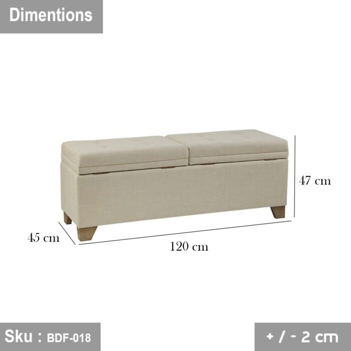 High Quality MDF Wooden Banket - BDF-018 - 120cmX45cm - Image 2