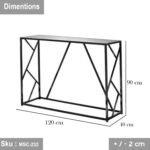 Electrostatic paint iron console - Image 2