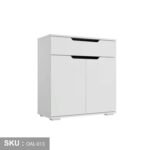 High quality MDF wooden shoe cabinet - OAL-013 - Image 2