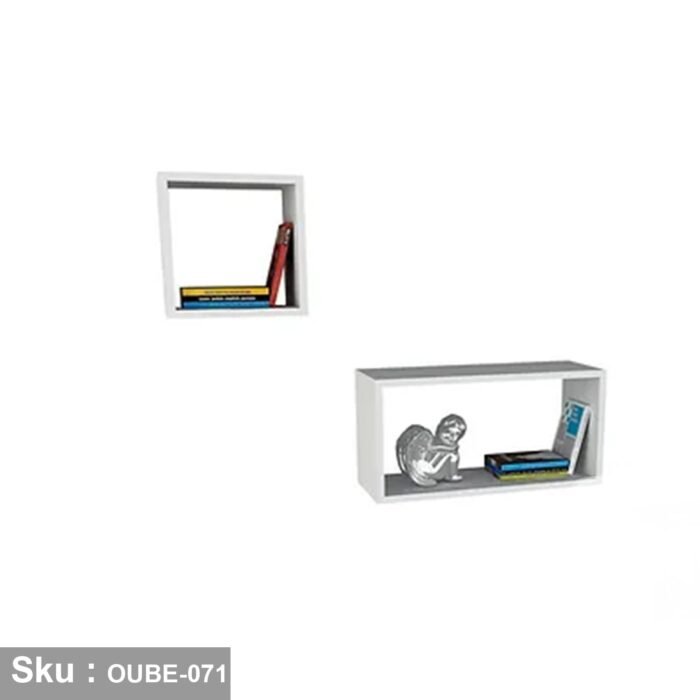 High quality MDF wood wall shelves - OUBE-071 - Image 2