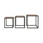 High quality metal side tables set - OMM-023 - Image 3